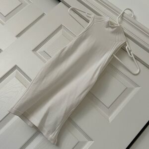 Dion Lee White High neck Sleeveless top